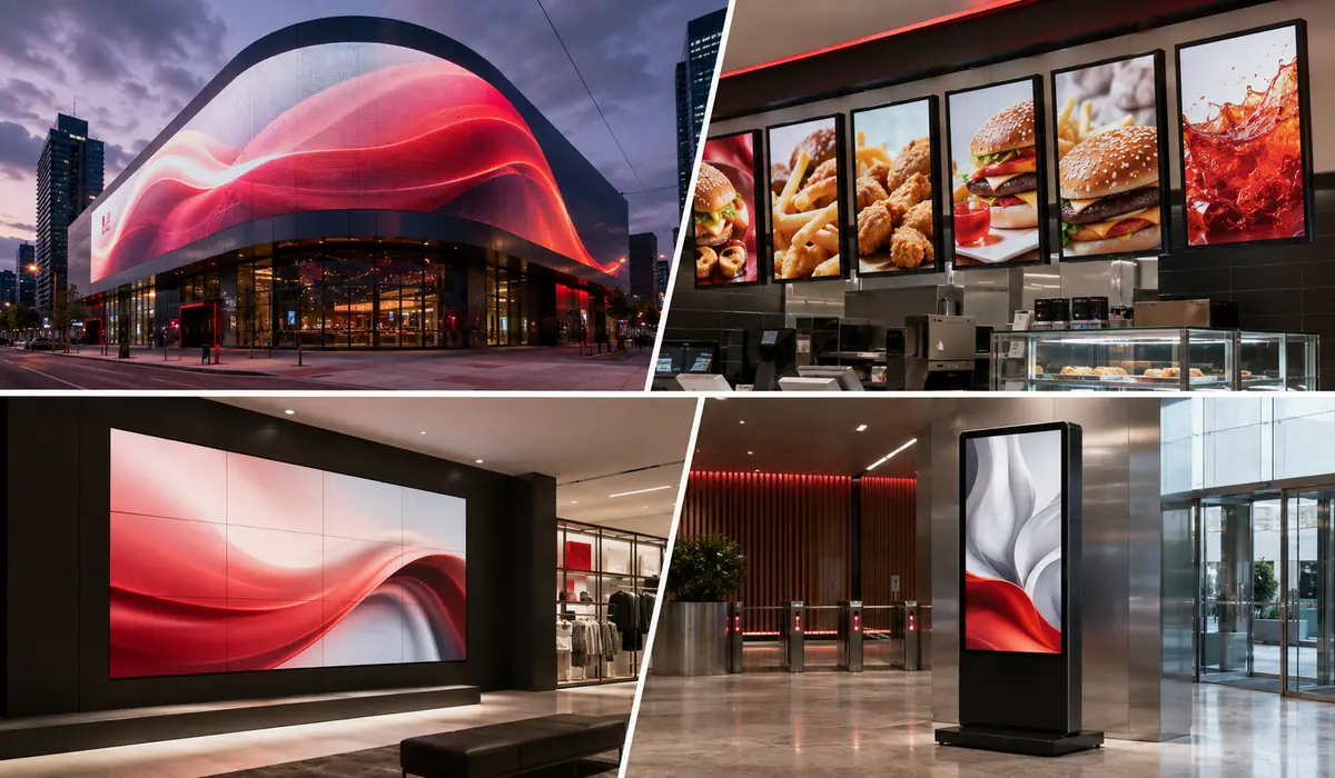 Glonits digital signage brochure preview