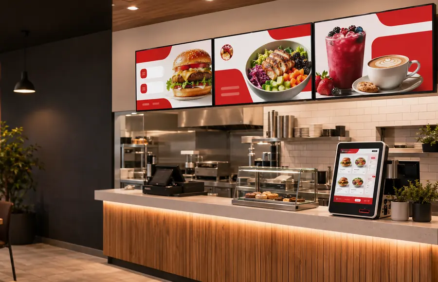 Food & Drink digital signage application