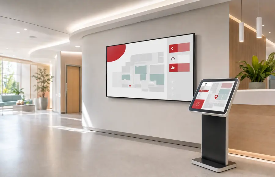 Healthcare digital signage environment