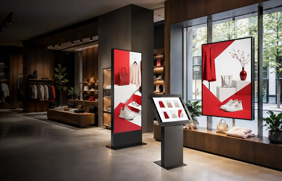 Retail digital signage environment
