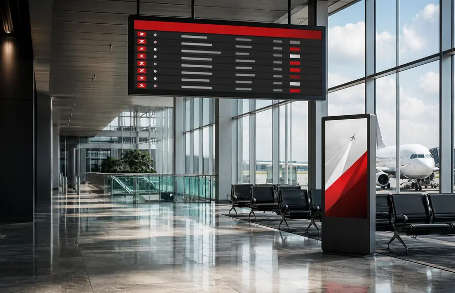 Transport digital signage application