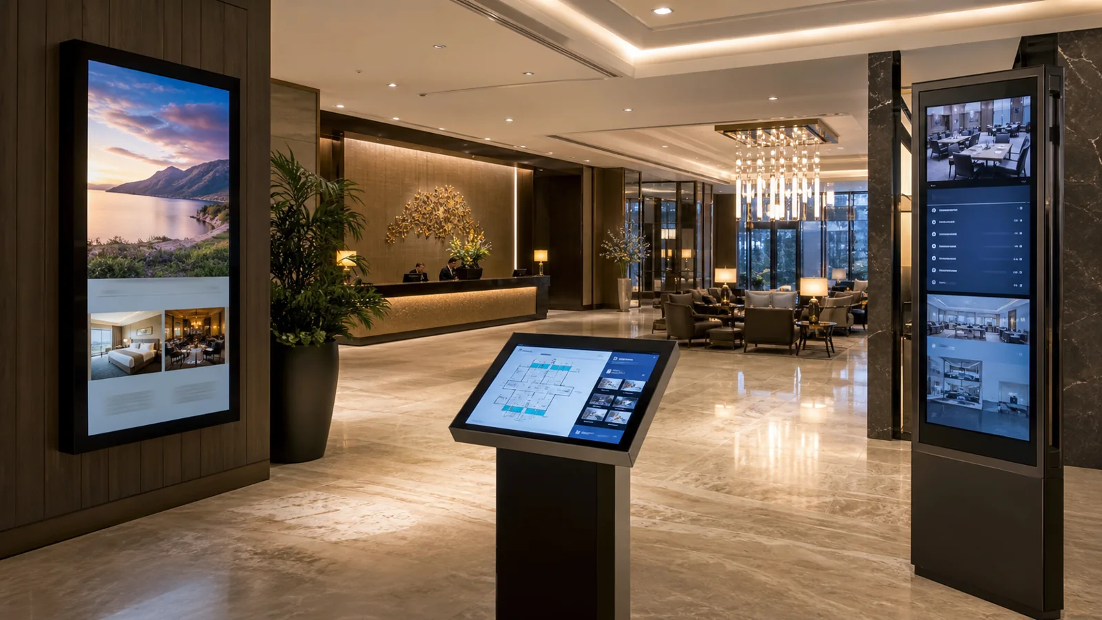 Hotel guest information network