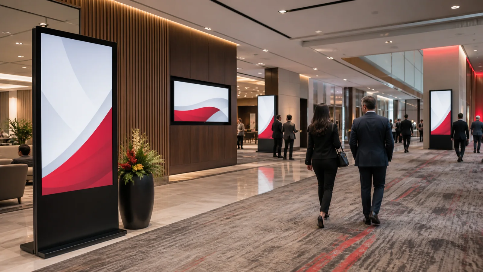 Events digital signage application