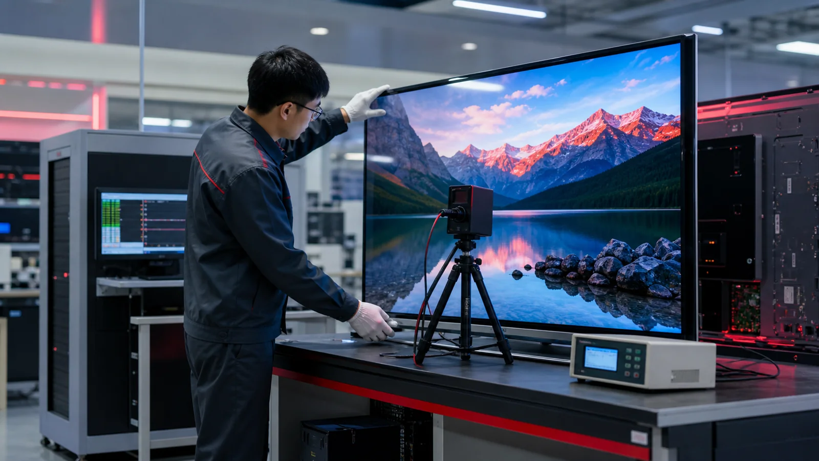Commercial digital signage quality control and display inspection