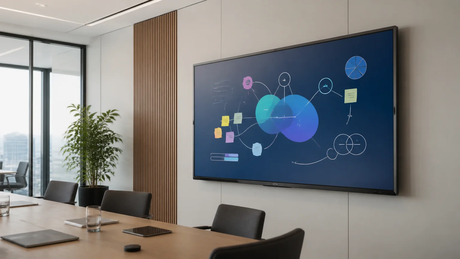 4K Slim Bezel Interactive Touch Displays application examples