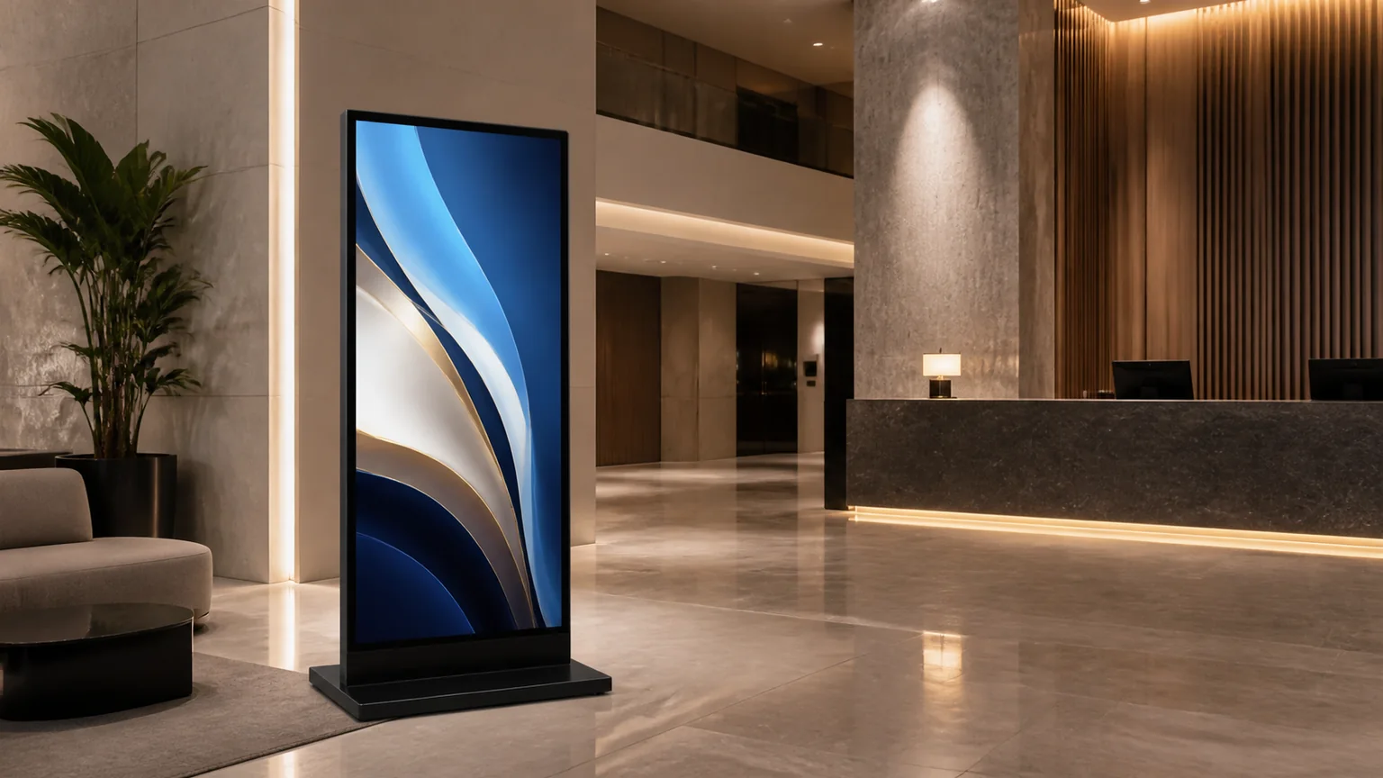 Android Freestanding Digital Posters application examples