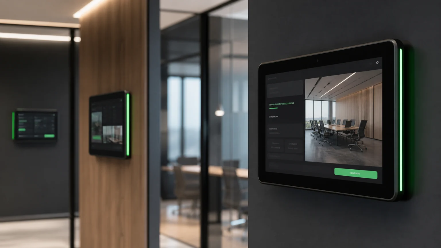 Commercial Tablets digital signage display in a commercial setting