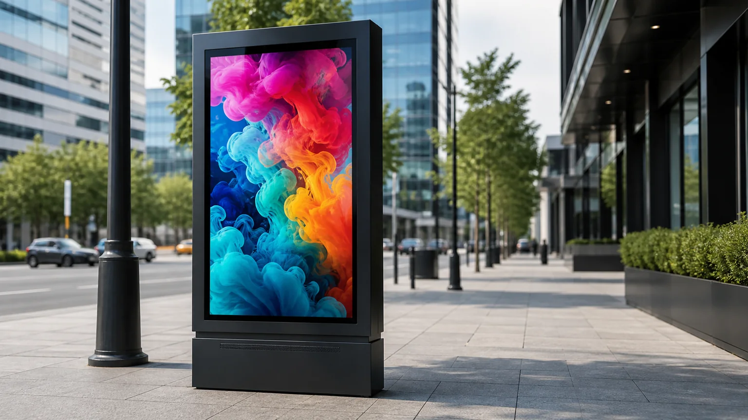 Outdoor Digital Advertising Displays application examples