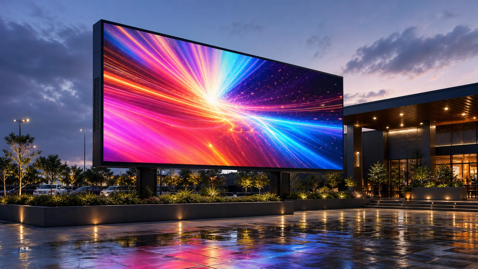 Outdoor DV-LED application examples