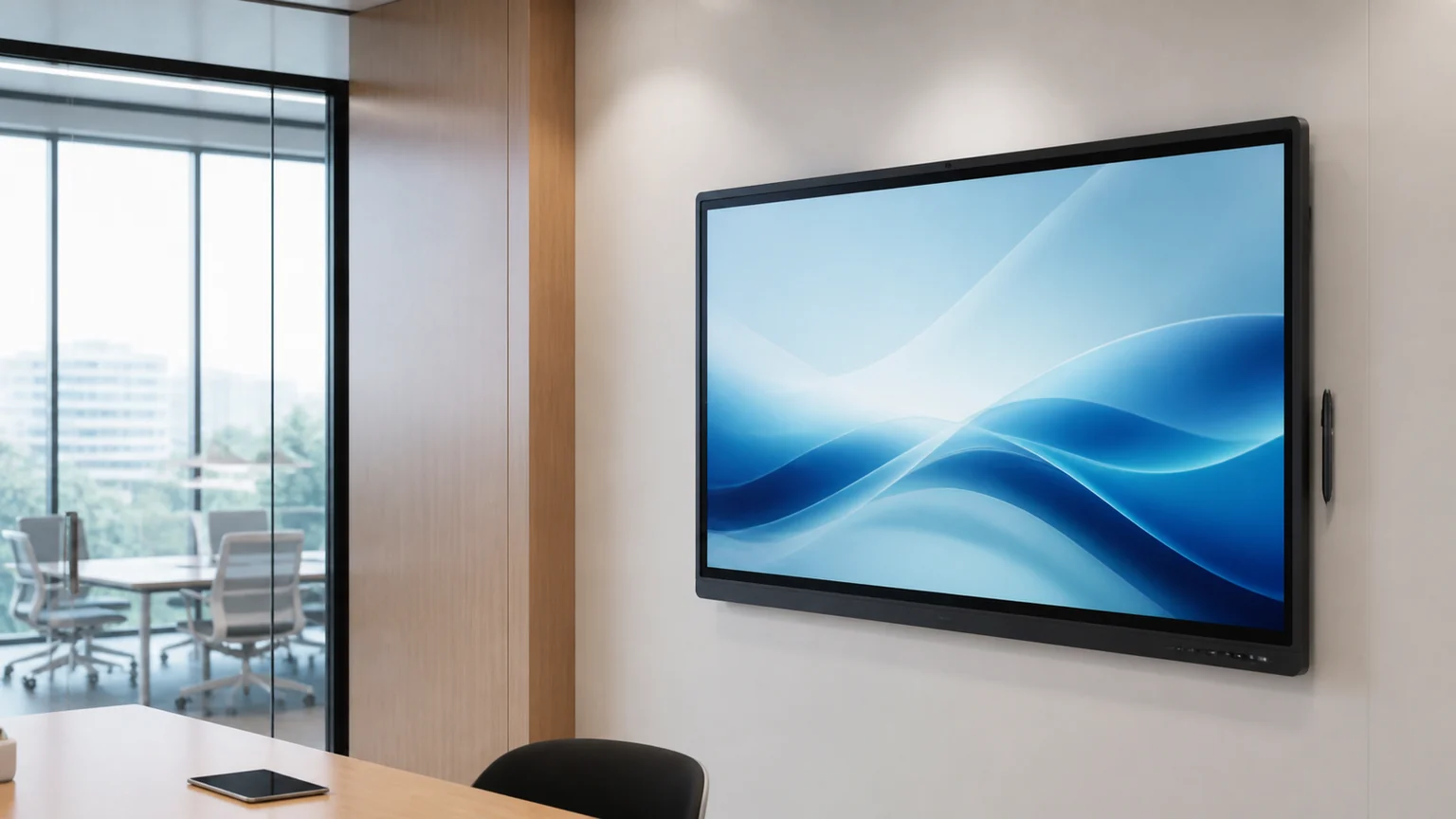 PCAP Touch Screen Monitors digital signage display in a commercial setting
