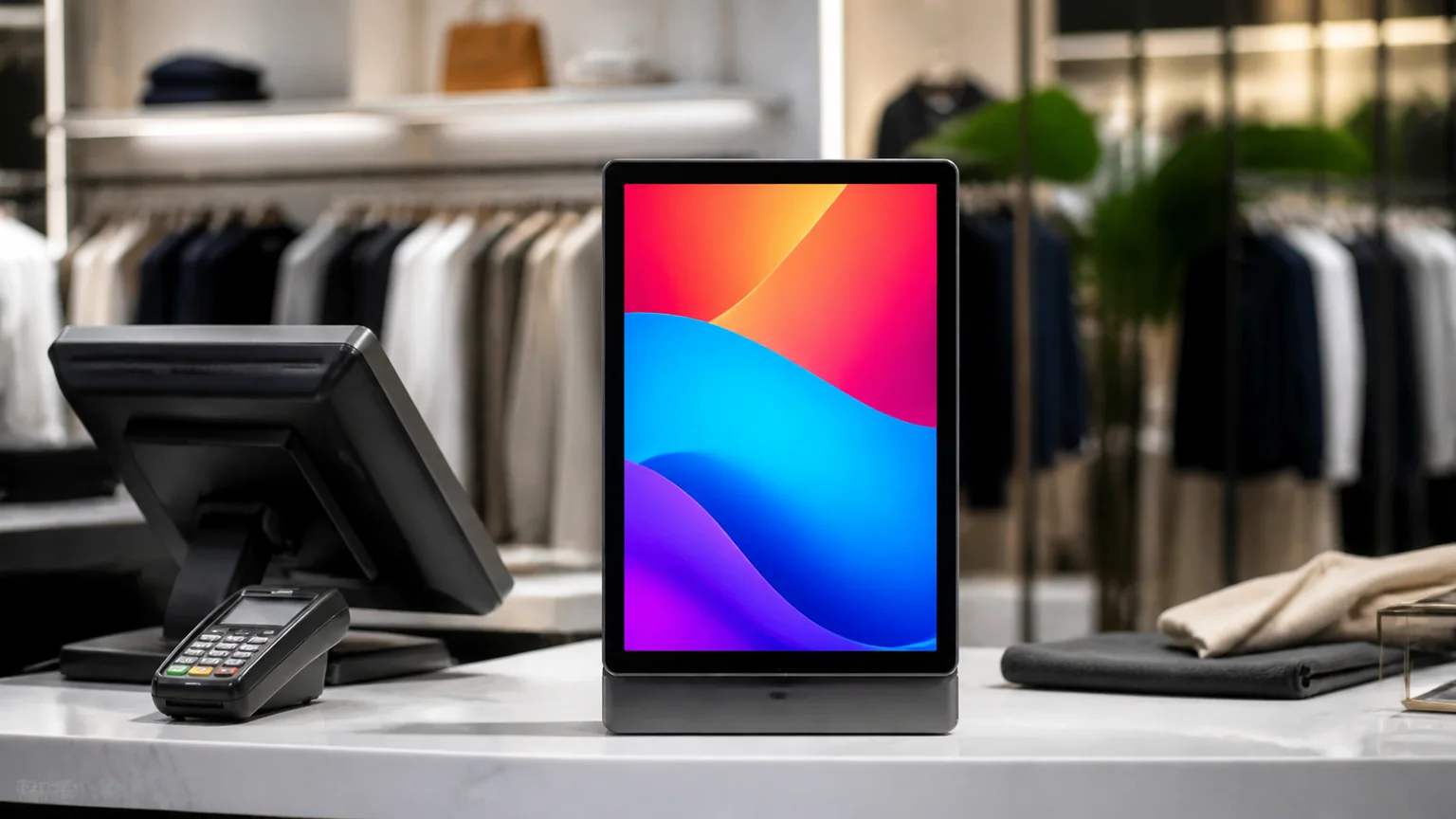 POS Android Advertising Displays application examples
