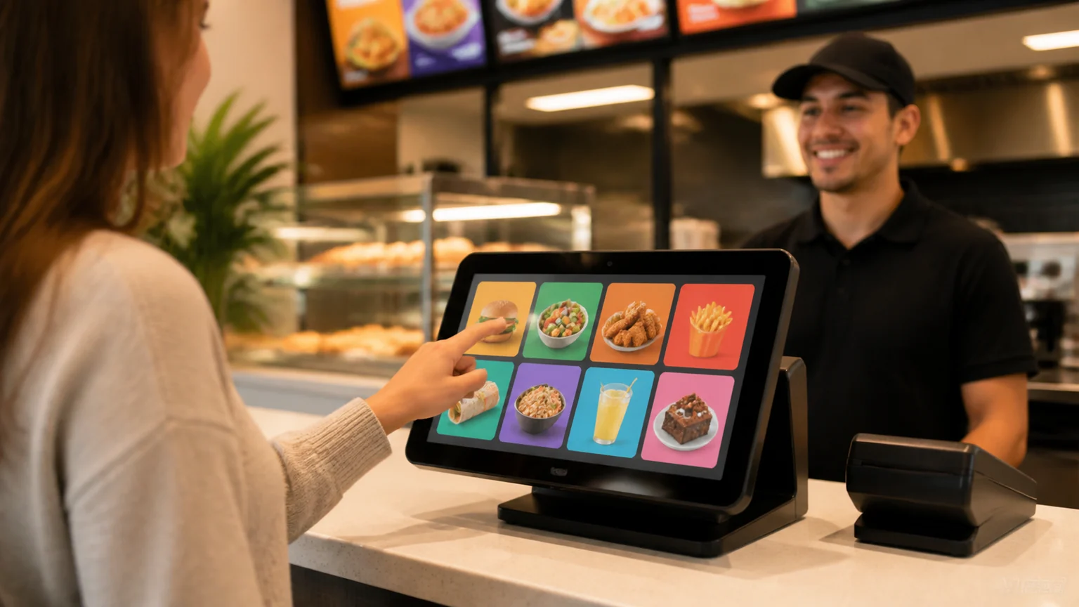 POS Network Android PCAP Touch Screens application examples