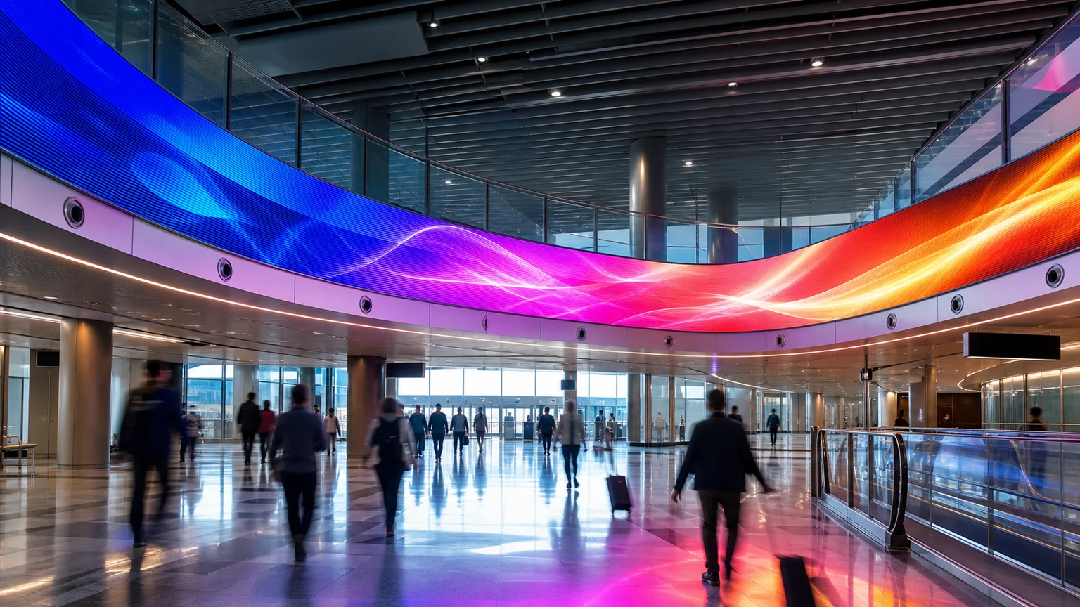 Expanded view of Stretched LED Displays
