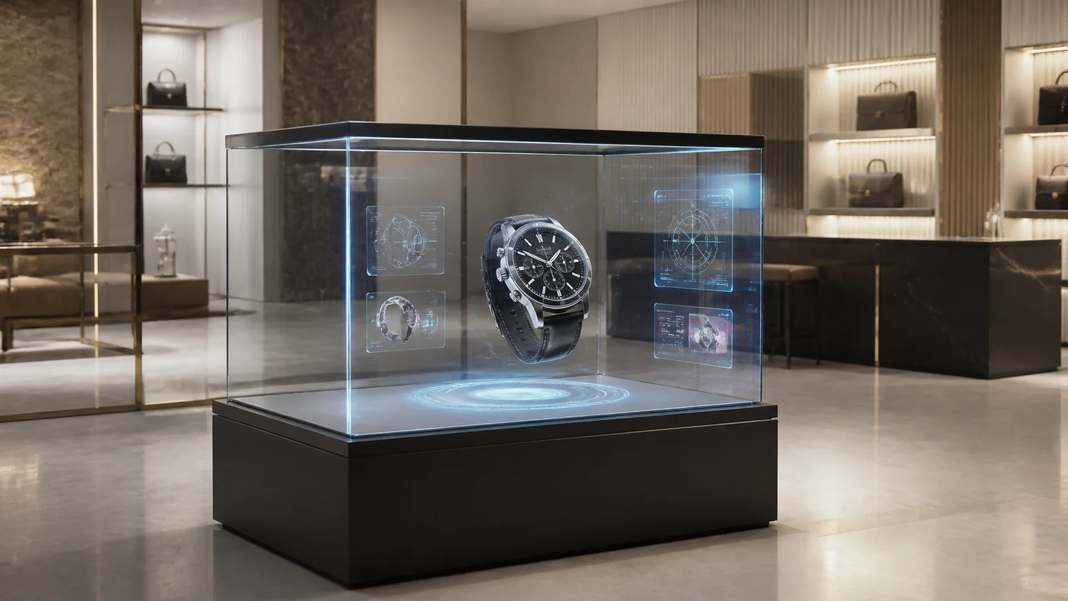 Transparent LCD Displays application examples