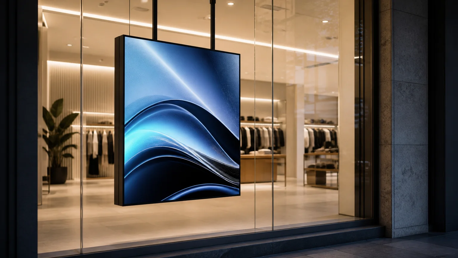 Ultra High Brightness Hanging Double-Sided Displays application examples